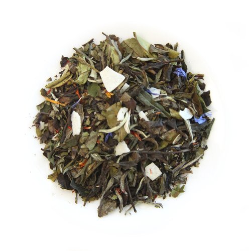 Grindstone Tea Collection | White Coconut Cabana Tea | 100% Single Origin White Tea | 1 oz Kilner Jar | 2 Pack
