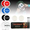 Halloween Clown Makeup Kit: Red White Black Blue Joker Face Body Paint Kit - Pro Oil Based Halloween Face Body Paint for Adults Kids - Clown Movie Cosplay SFX Halloween Makeup Painting Set