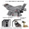 MEOA Military Building Toys for 3 4 5 6 7 8 9 10 11 12+ Year Old Boys 646pcs F35 Lightning II Fighter Jet Building Blocks Sets Gifts for Adult and Kid