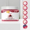 SPA REDI – Exfoliating Scrub Pumice Gel, Pomegranate, 16 oz - Manicure, Pedicure and Body Exfoliator Infused with Hyaluronic Acid, Amino Acids, Panthenol and Comfrey Extract