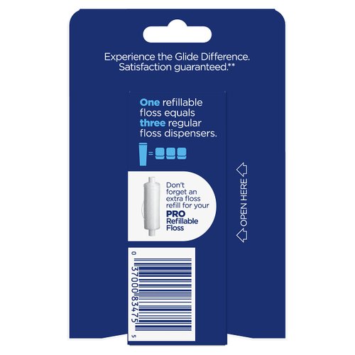 Oral-B Glide PRO Refillable Dental Floss Starter Kit, 120m