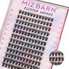 MIZ BARN Lash Clusters 144pcs Lash Extension D Curl Eyelash Clusters, 12-18mm individual Lashes Fluffy False Eyelashes Clusters DIY at Home (D-12-18 MIX)(DIY 06)