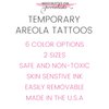 Breast Cancer Temporary Tattoos, Fitzpatrick #3, 1.5 inch, 1 pair