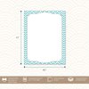 Barker Creek Designer Computer Paper, Turquoise Chevron, 8.5” x 11”, Decorative Printer Paper, Stationery, 50 Sheets per Pkg, Home, School and Office Supplies (740)