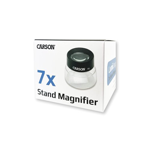 Carson LumiLoupe 7x Pre-Focused Stand Magnifier Loupe (LL-77)