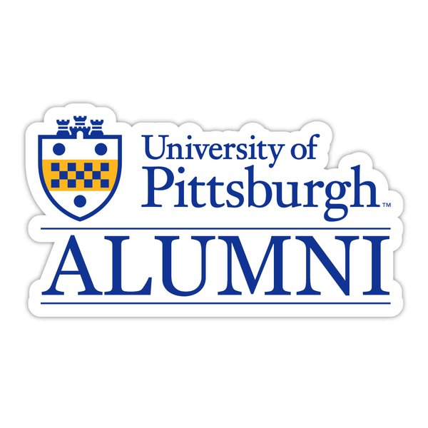 Pittsburgh Panthers 4-Inch Laser Cut Alumni Vinyl Decal Sticker Officially Licensed Collegiate Product