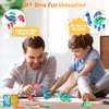 Magnetic Tiles Dinosaurs Toys for Kids 3-5, Magnet Eggs Dinosaur Animals Construction Tile for Toddlers Ages 5-7, Building Blocks for Boys Girls Ages 4-8 8-12 Year Old