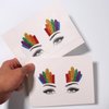 Rainbow Face Sticker Pride Day Face Stickers Glitter Eye Body Face Temporary Tattoo Sticker Party Makeup Self Adhesive Holiday Festival Party Supplies Face Decal