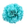 HC-01 Floral Fall Peony Flower Hair Clip Flamenco Dancer Pin up Flower Brooch (Turquoise)