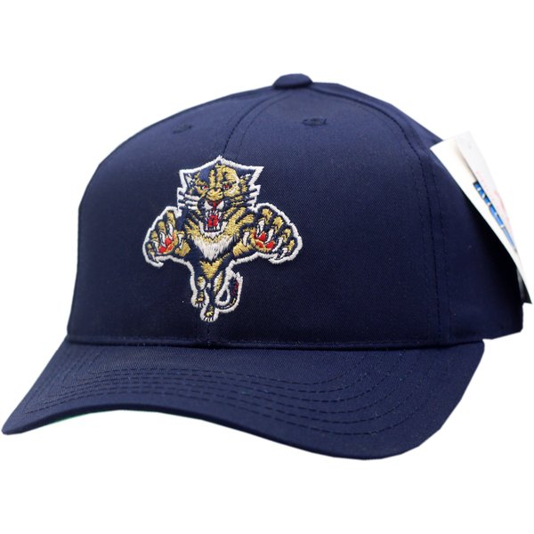 American Needle Florida Panthers Youth Snapback Hat Replica Twill Logo Block 11827