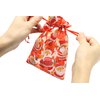Stratalife 22PCS Christmas Organza Gift Bags 5X7 with Drawstring Mixed Pattern Snowflake Jewelry Drawstring Bags Candy Party Favor Pouches Bags