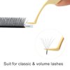 NAGARAKU Eyelash Extensions Tweezers for make Fans Curved Individual Mega Volume Lashes Precision Stainless Steel Professional (N-08)