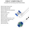 Toothbrush Heads, Electric Toothbrush Replacement Toothbrush Heads Compatible with Oral B Braun 7000/Pro 1000/9600/ 5000/3000/8000 (4 Pack)