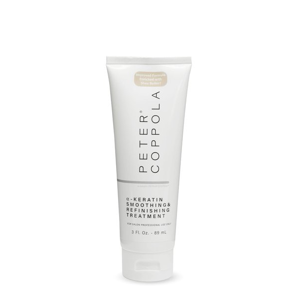 PETER COPPOLA a-Keratin Smoothing And Refinishing Treatment - Semi-Permanent Keratin Hair Treatment Smoothes, Nourishes, And Repairs the Hair - Formaldehyde-Free, Aldehyde-Free (3 Ounce)