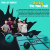 Dude Perfect Sticky Tic Tac Toe, Kids Tabletop Activity, for Family Game Night, Perfect for a Gift and Parties, 2 Players, Ages 4+