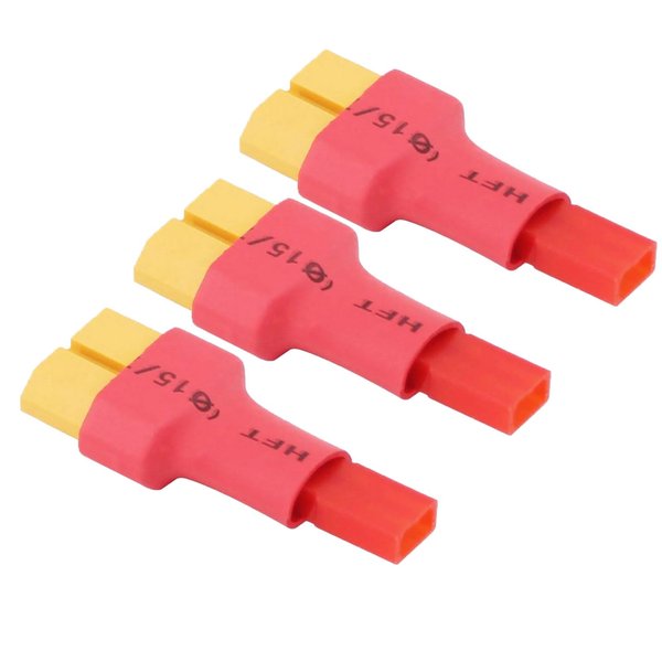 Wmzjnljy 3pcs XT-60 Female to JST RC Wireless Connector Adapter(W79-3)