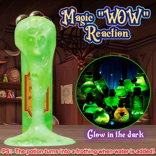 Potion Making Kit for Kids, Mystery Fairy Craft Potions Kits with 20 Potion Bottles Colorful Light Strips Party Favors Christmas Decorations Birthday Gifts Toys for 6 7 8 9 10+ Year Old Girls Boys