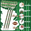 Miucat 36 Set Football Pencils and Football Erasers, Sport Pencils & Erasesrs, Fun Wooden Pencil, Birthday Pencils for Kids, Football Party Favors for School