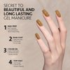 GAOY Brown Gel Nail Polish Set, 8 Colors Gold Cream Beige Brown Soak Off Gel Polish Kit for Salon and Nail Art DIY at Home