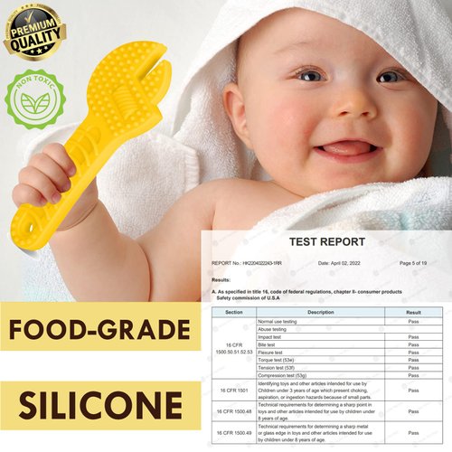 Teething Toys for Babies 0-6 Months, Baby Toys 6 To 12 Months, Boy Girl Teether, Newborn Baby Essentials, Registry For Baby, Baby Stuff with Gift Bags, Pacifier Clip, Baby Books, Baby Shower Gifts.