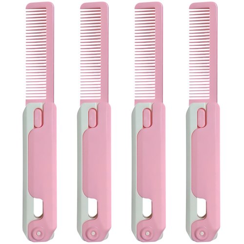 Creative Decompression Straight Jump Gravity Comb,3D Printing Fidget Creative Comb, Fun Carrot Comb, Foldable Portable Gravity Comb, Travel Hair Comb for Women