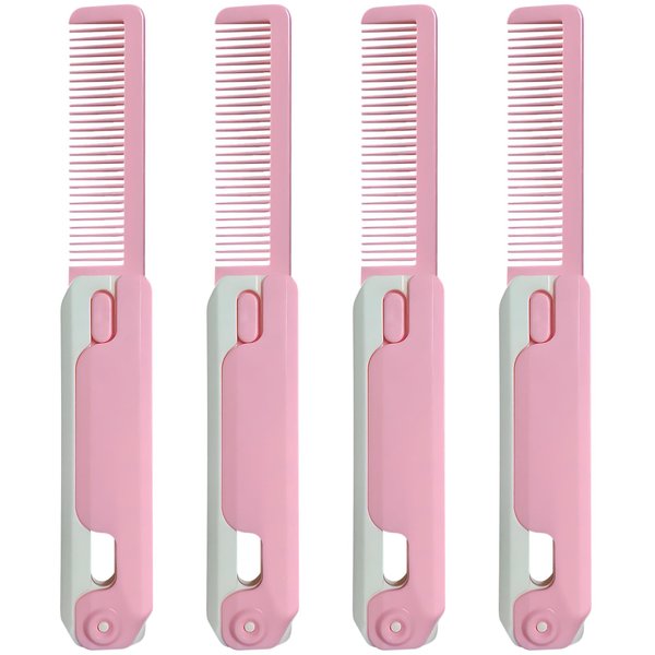 Creative Decompression Straight Jump Gravity Comb,3D Printing Fidget Creative Comb, Fun Carrot Comb, Foldable Portable Gravity Comb, Travel Hair Comb for Women