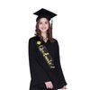 MUMUNN I Graduated Sash for Congrats Grad, Class of 2024 Finally Graduated Cheerleader Senior Graduated Sash for Graduation Party Supplies Favors, Black Gold