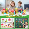 Magnetic Blocks - Build Mine Magnet World Magic Teleport Pipes Set, 1'' Magnetic Building Blocks Toddler Toys Creative Kids Toys, STEM Sensory Outdoor Toys for 3+ Year Old Boys & Girls