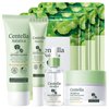 Centella Skin Care Sets & Kits - Cleanser- Serum- Cream- Eye Cream- Mask*3 for Moisturizing
