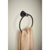 Franklin Brass Kinla (1-Pack) Hand Towel Holder Oil Rubbed Bronze Towel Racks for Bathroom Wall Round Towel Ring Holder for Bath Towel Hanger for Kitchen, Bathroom Accessories KIN46-ORB-1