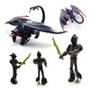 Toysvill Dragons & Vikings Action Figures | Light Fury, Night Fury, Deathgripper, Monstrous Nightmare, Deadly Nadder, Hiccup, Astrid Hofferson, Snotlout Jorgenson | Set of 8 Pcs