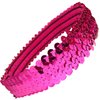 Kenz Laurenz Sequin Headbands Elastic Stretchy Headband for Girls Kids Women Flapper Roaring 20s Great Gatsby 1920s Hair Band Cute Princess Head Bands (Hot Pink)