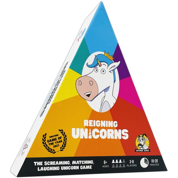 Reigning Unicorns The Matching, Yelling Unicorn Card Game, Fun and Quick Party Game for Adults Game Night, Best for Girls, Boys, and Teens, Unicorns Gifts for Girls, 3-8 Players
