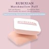 RUBIXIAN Makeup Sponge, 1 Pc Ultra-Soft Air Cushion Powder Puff, PU Beauty Blender and Applicator, Pocket Puff for Blending, Makeup Puff for Foundation, Cream and Concealer (Circular, Light Purple)