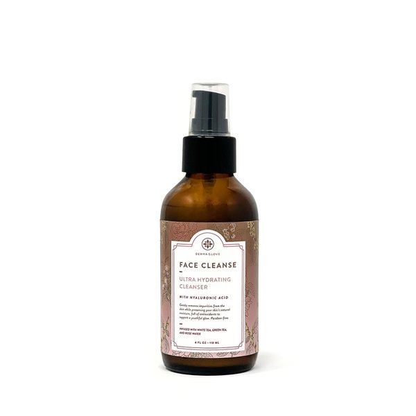 DERMAGLOVE FACE CLEANSE – Natural Ultra-hydrating Cleanser 4 fl oz