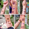 96 PCS Baseball IndividallyTemporary Tattoos, Baseball Tattoos Stickers, Baseball Party Favors, Baseball Party Decorations, Baseball Birthday Decorations, Baseball Gifts Rewards Activity
