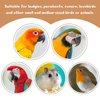 9 PCS Bird Perches Stand Toy, Natural Wood Parrot Perch Stand Bird Cage Branches Platform Accessories for Parakeets Cockatiels Conures Macaws Finches Love Birds