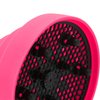 QIRG Hair Dryer Diffuser Attachment, Professional Collapsible Silicone Expand Universal Hair Diffuser Lightweight Foldable Portable Travel Long Lasting Blow Dryer Nozzle for Natural Curly Hair(Pink)