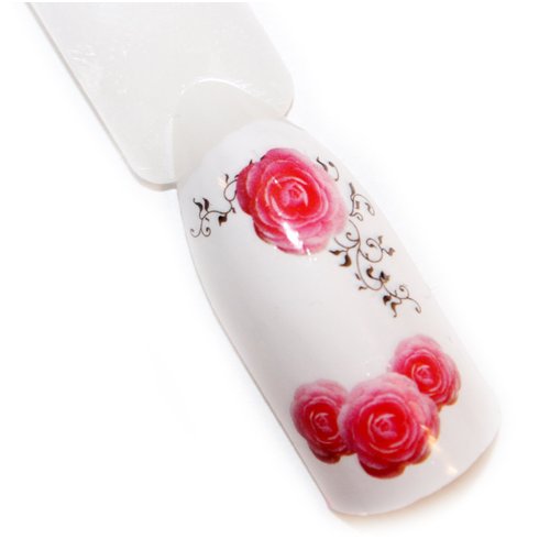 Bright Water Transfer Tattoo Stickers /LD1/- Flowers