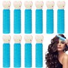 10 PACK Volumizing Hair Root Clips for Curly Hair Volume Fluffy Hair Clip Curly Hair Root Lift Tool Heatless DIY Hair Curler for Long and Short Hair (Blue)