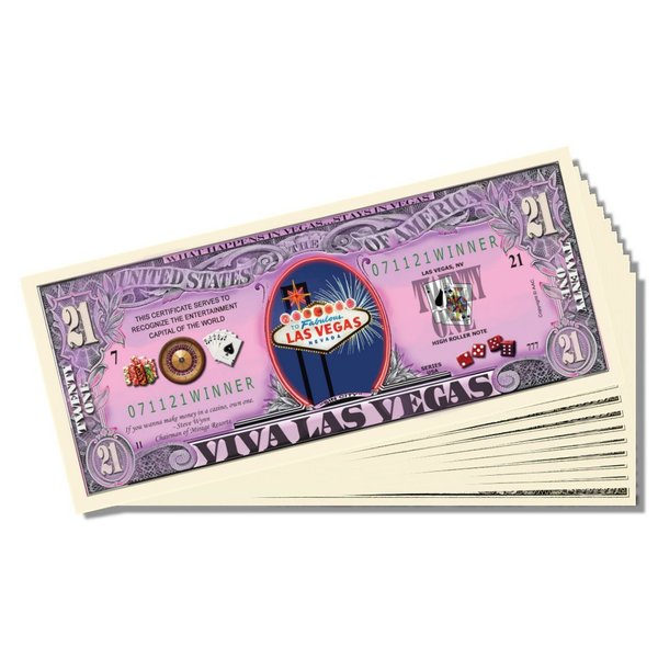 Viva Las Vegas Million Dollar Bill - Set of 25 With 1 Bonus Christopher Columbus Bill