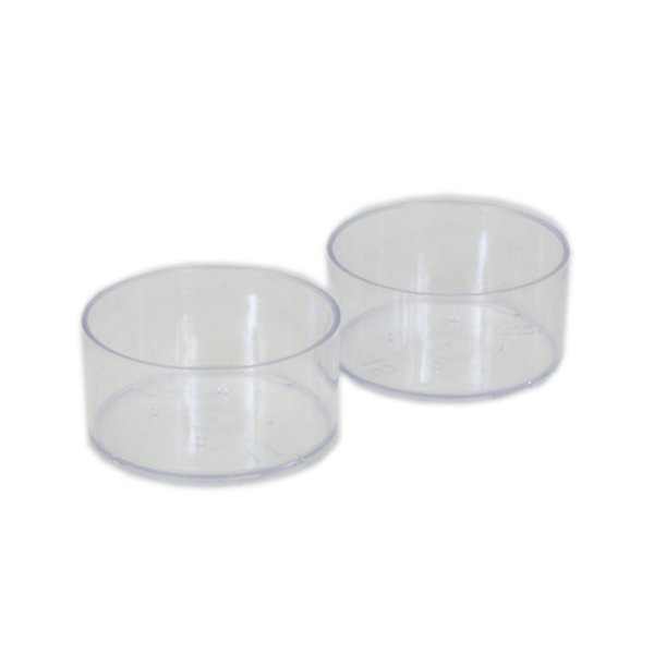candlemakers Tea Light Clear Plastic Cups: 100 Cups