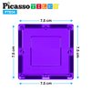 PicassoTiles Magnetic Building Block Set Magnet Tiles Construction Toy STEM Learning Kit Educational Playboards Pretend Play Stacking Blocks Child Brain Development