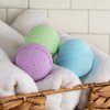 SpaRoom Soothe and Relax Handmade Natural Essential Oil Aromatherapy Bath Bombs, Set of 3, Lavender, Eucalyptus and Peppermint