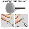 C12rtive Sanding Disc Nail Drill Bits,Diamond Carbide Nail Drill Bit,Professional Manicure & Pedicure Sanding Polishing Bits for Shaping Nail Forms,Cracked Skin Callus Removal for Home Salon & DIY
