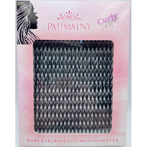 palimainy Lash Extension 240pcs Individual Lashes Cluster Natural DIY Eyelash Extension Lash Clusters 40D 9-16mm Mix D Curl Eyelash Clusters Extensions Self Application at Home, Black