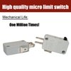 TWTADE / 10pcs Universal Microwave Door Oven Freezer Micro Limit Switch Series AC/DC 125V 250V V-15-1C25 Snap Action for Arduino