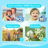 Kids Camera for Girls and Boys, HiMont Digital Camera for Kids with 32GB SD Card, 1080P Toddler Camera & Selfie Video Camera Suitable for Birthday & Christmas Toy Gift for Kids Age 3-10 (Blue)