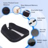DrCarNow Car Seat Cushion, Coccyx Pad for Tailbone Pain Relief, Seat Cushion for Long Sitting Hours, for Office Chair Home Chair, for Truck Driver Wheelchair (Black)
