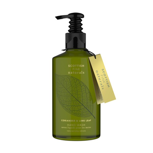 Scottish Fine Naturals Coriander & Lime Leaf Hand Wash 300ml Pump Bottle